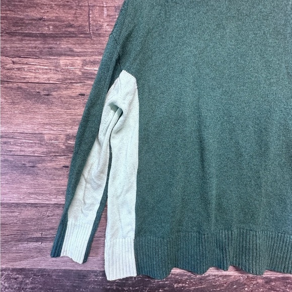 Talbots Green Cowl Neck Sweater with Soft Texture - Picture 10 of 11